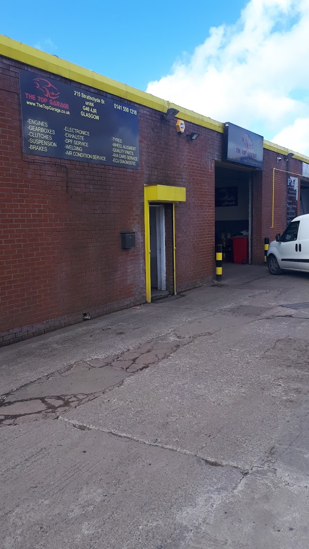The Top Garage workshop entrance, Strathclyde Street